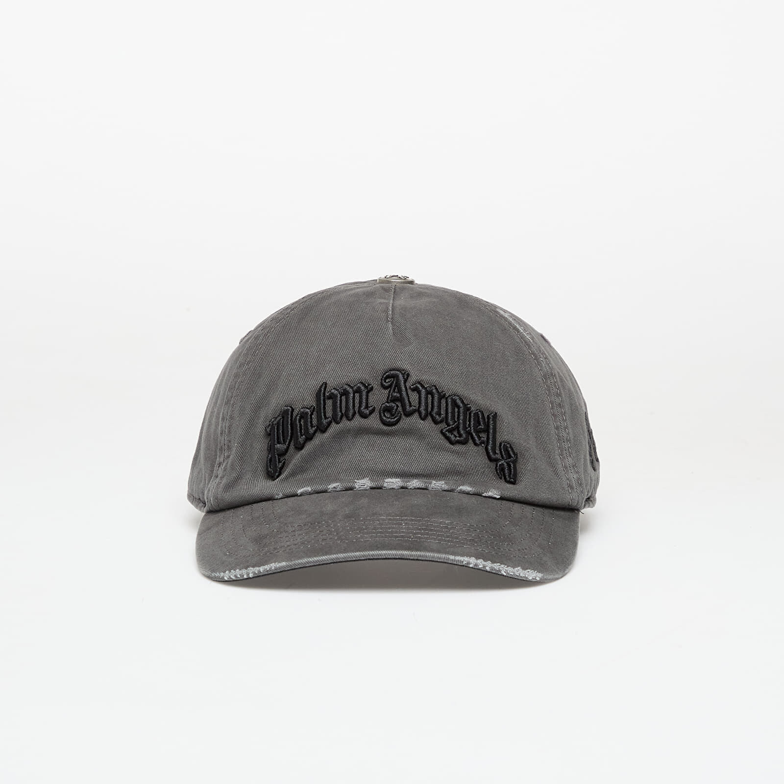 Šiltovka Palm Angels Curved Logo Distressed Cap Anthracite/ Black Universal