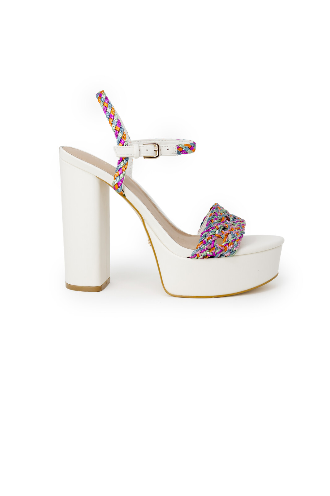 Guess sandále na podpätku