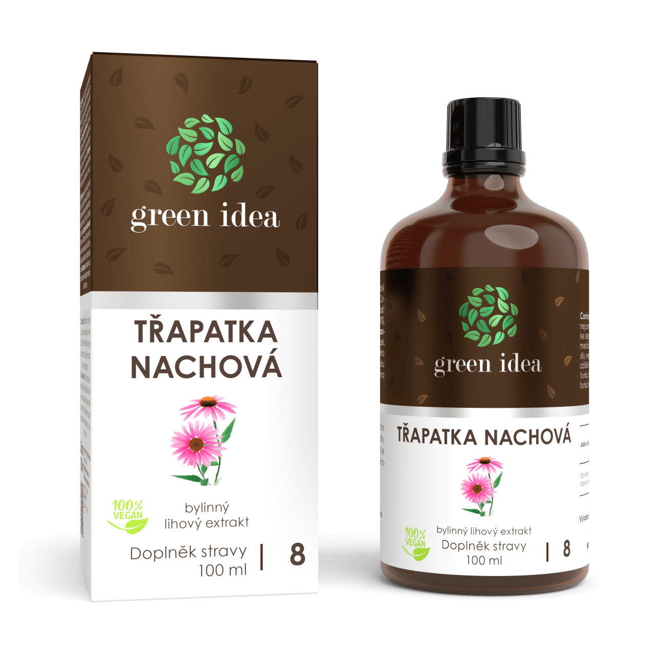 Echinacea tinktúra – kvapky 100 ml – Green idea