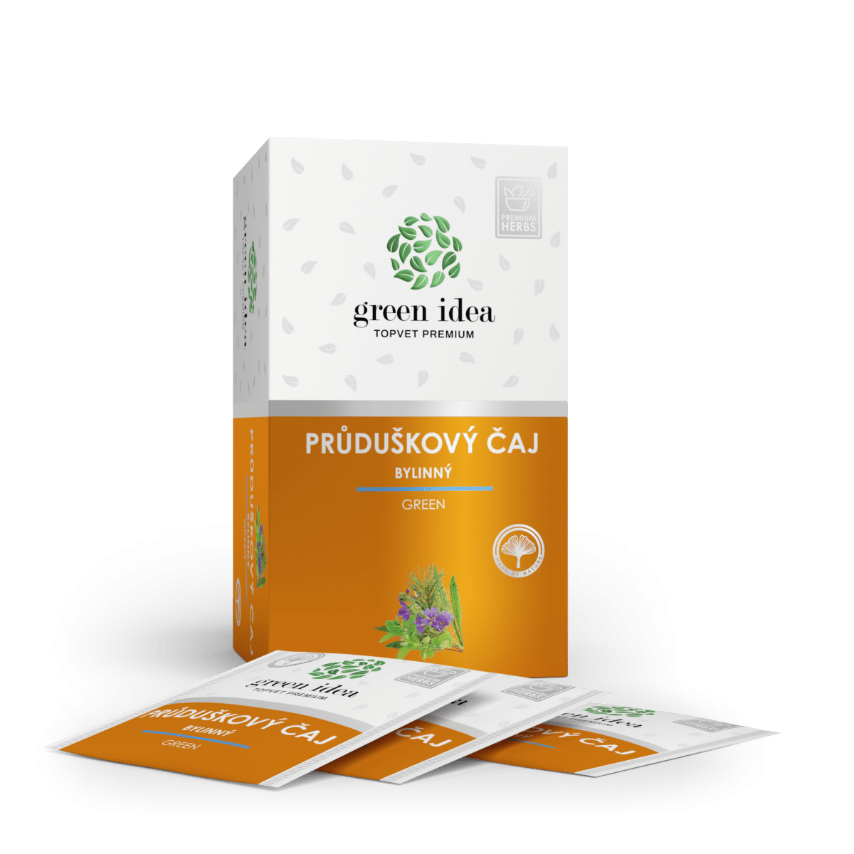 Herbex Prieduškový bylinný čaj – 20 vrecúšok – Green idea