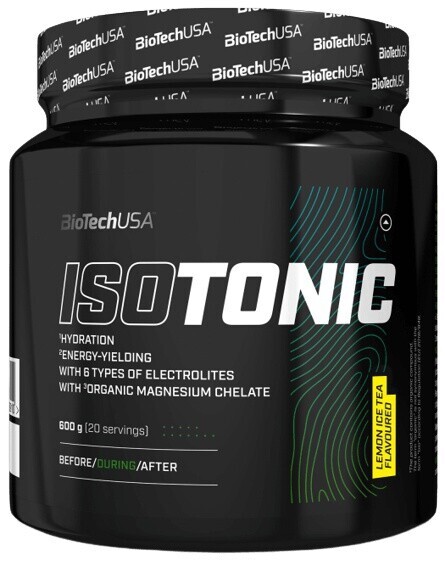 Biotechusa isotonic 600 g - citrón/ľadový čaj