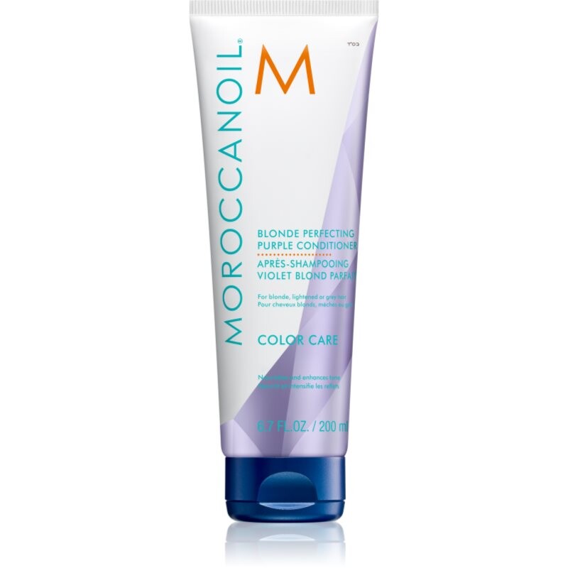 Moroccanoil Color Care Blonde Perfecting Purple Conditioner fialový kondicionér pre blond a melírované vlasy 200 ml