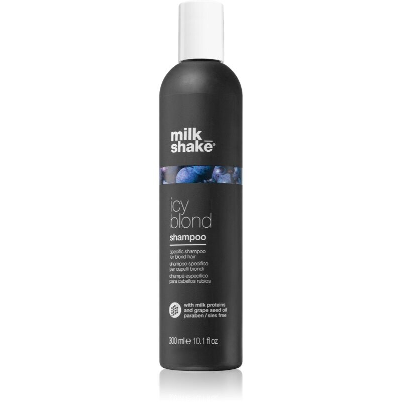 milk_shake® Icy Blond Shampoo šampón neutralizujúci žlté tóny pre blond vlasy 300 ml