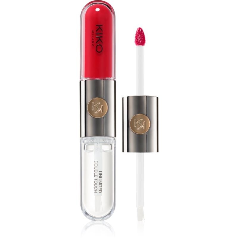 KIKO Milano Unlimited Double Touch dlhotrvajúci tekutý rúž odtieň 109 Strawberry Red 6 ml