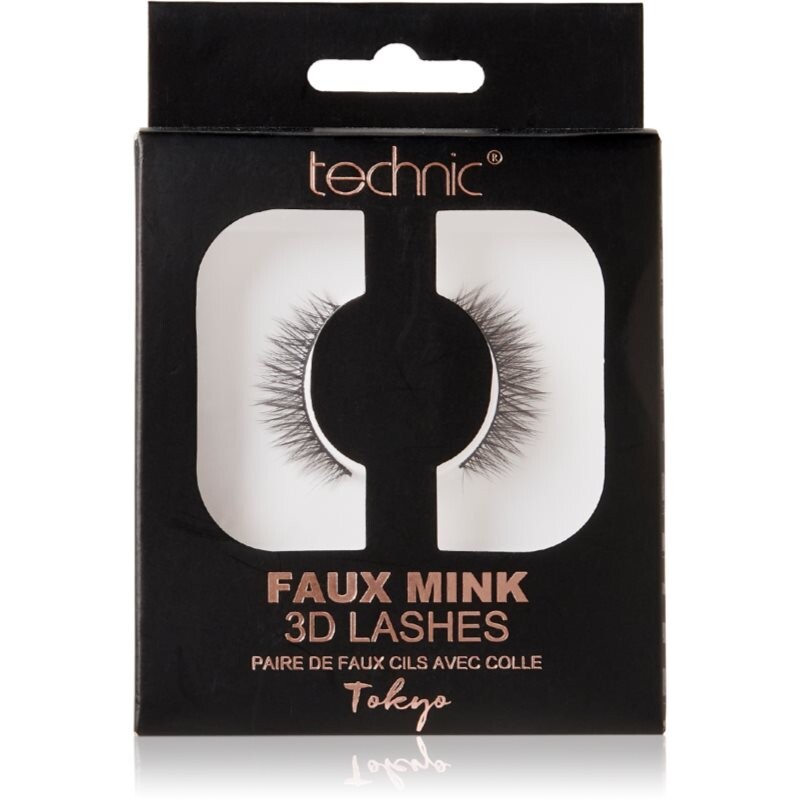 Technic Cosmetics Faux Mink umelé mihalnice Tokyo 1 pár