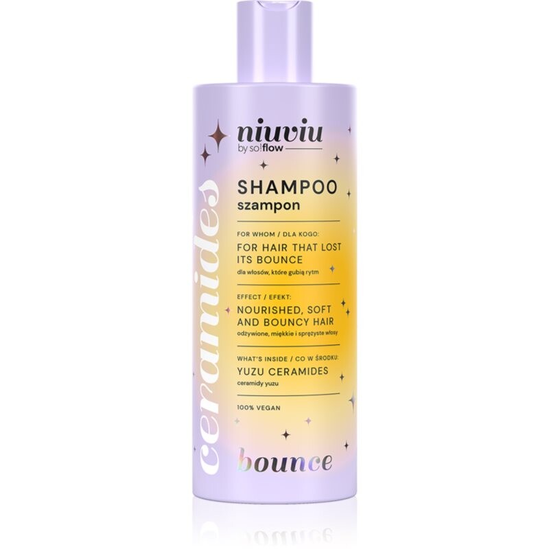 so!flow BOUNCE Hair Shampoo With Ceramides čistiaci šampón pre kučeravé vlasy 300 ml