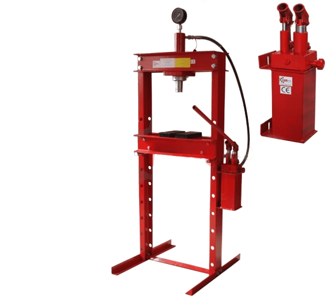 Carmax Hydraulický lis 20T - dvojrýchlostná pumpa MT01202