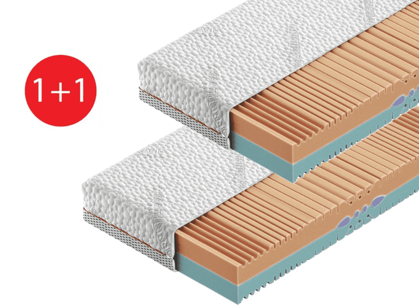 ArtMarz Penový matrac ERGONOMIC 1+1 | 80 x 200 cm