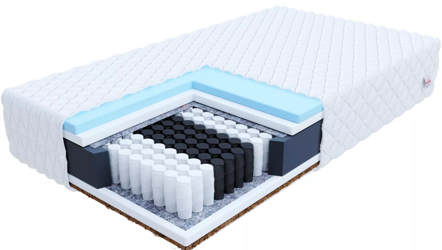 FDM Taštičkový matrac LAVAL Premium Jersey | 200 x 200 cm