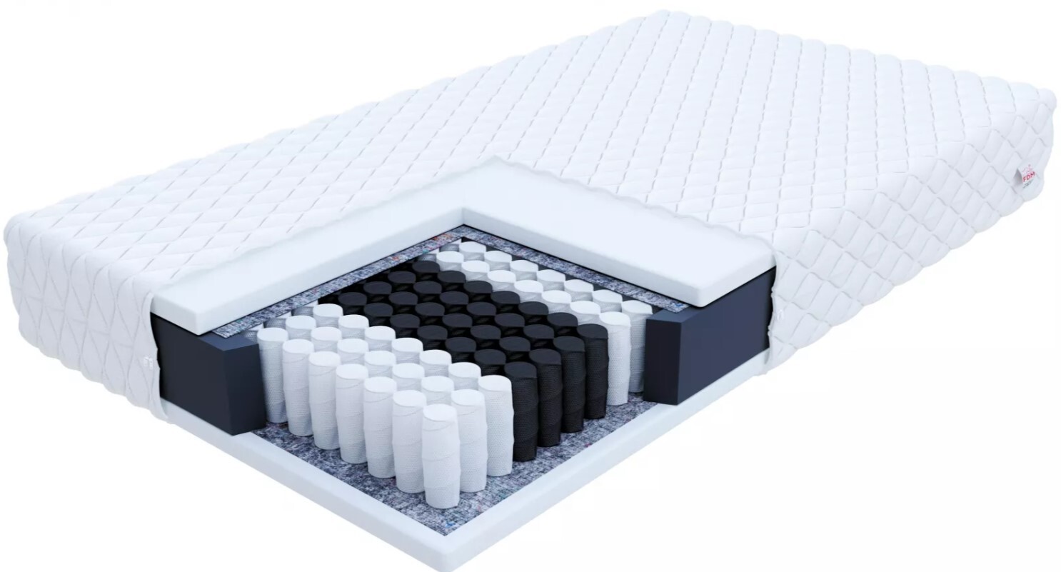 FDM Taštičkový matrac TREVISO Premium Jersey | 100 x 200 cm