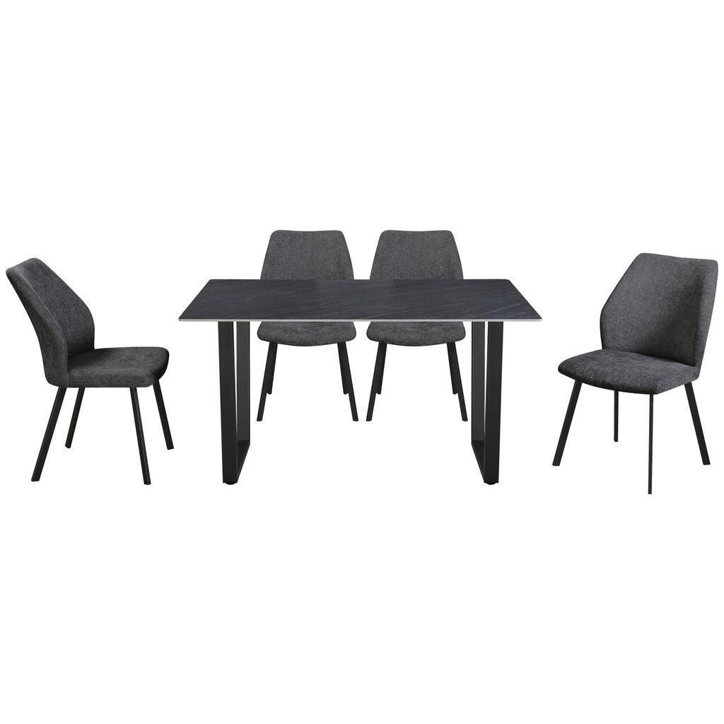 MID.YOU STOLOVÁ SÚPRAVA, tmavosivá