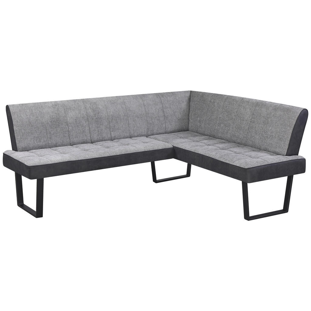 MID.YOU ROHOVÁ LAVICA, čierna, svetlosivá