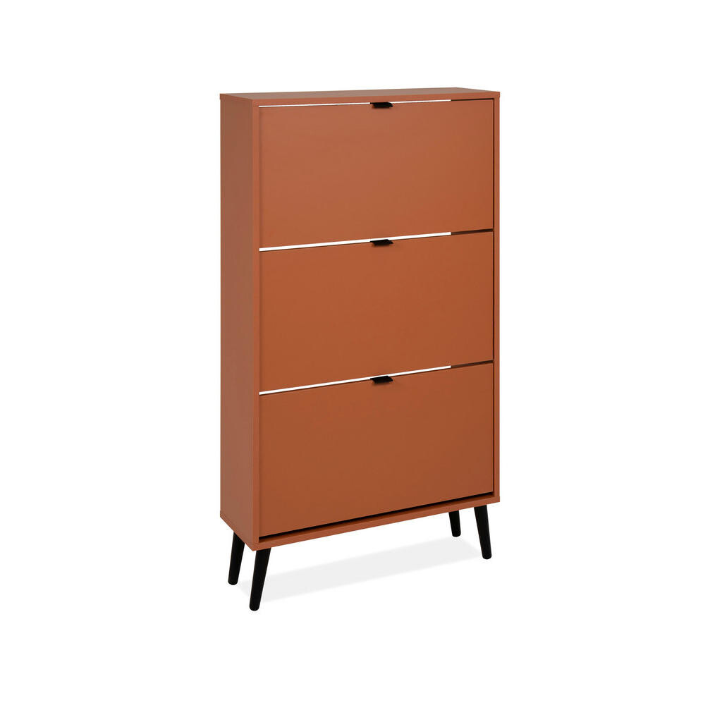 MID.YOU VÝKLOPNÁ SKRINKA NA TOPÁNKY, terakotová, 70/125/24 cm