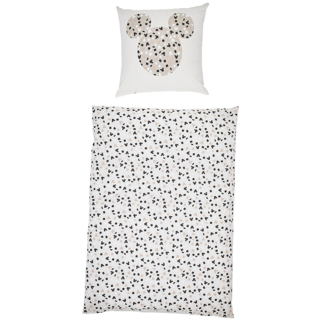 Disney POSTEĽNÁ BIELIZEŇ PRE MLÁDEŽ, renforcé, krémová, 135/200 cm