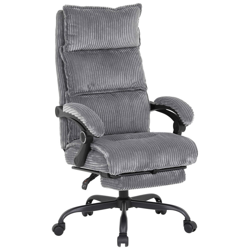 MID.YOU OTOČNÁ STOLIČKA, kord, sivá