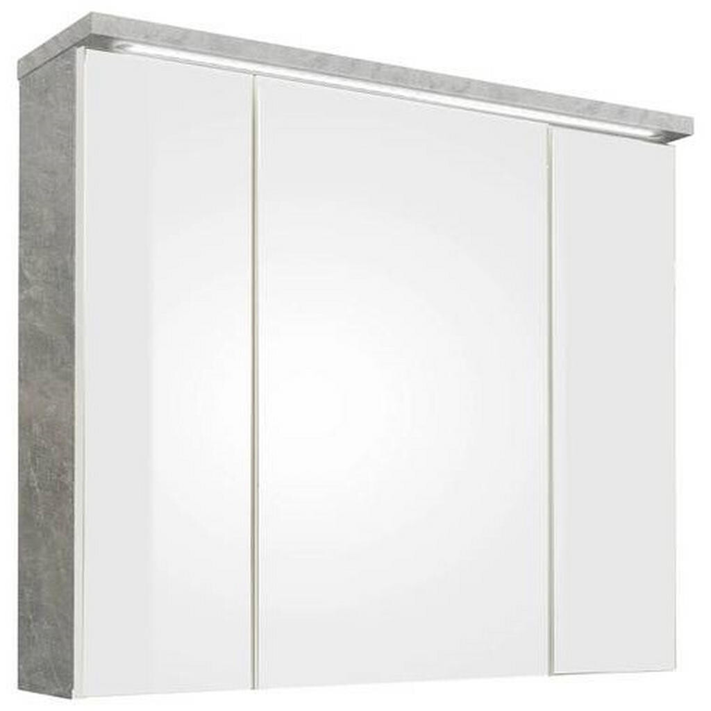Livetastic ZRKADLOVÁ SKRINKA, sivá, 80/69/20 cm