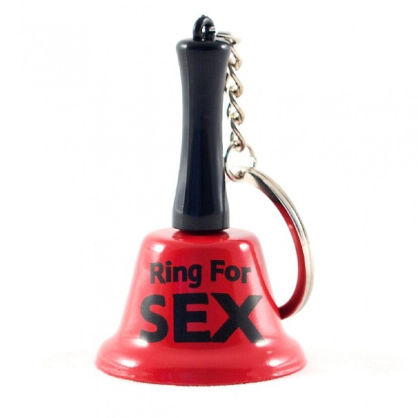 Prívesok Zvonček na sex - červený-čierny