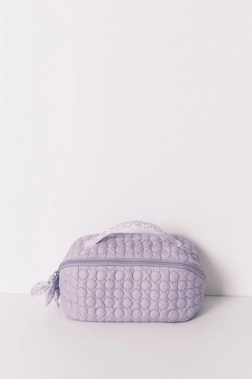 Kozmetická taška women'secret fialová farba, 4842015