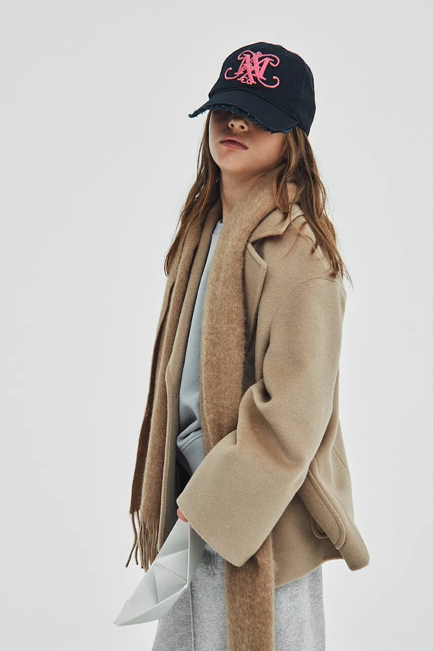 Detský vlnený kabát MAX&Co. MAXJ35F JACKET béžová farba, MX0229