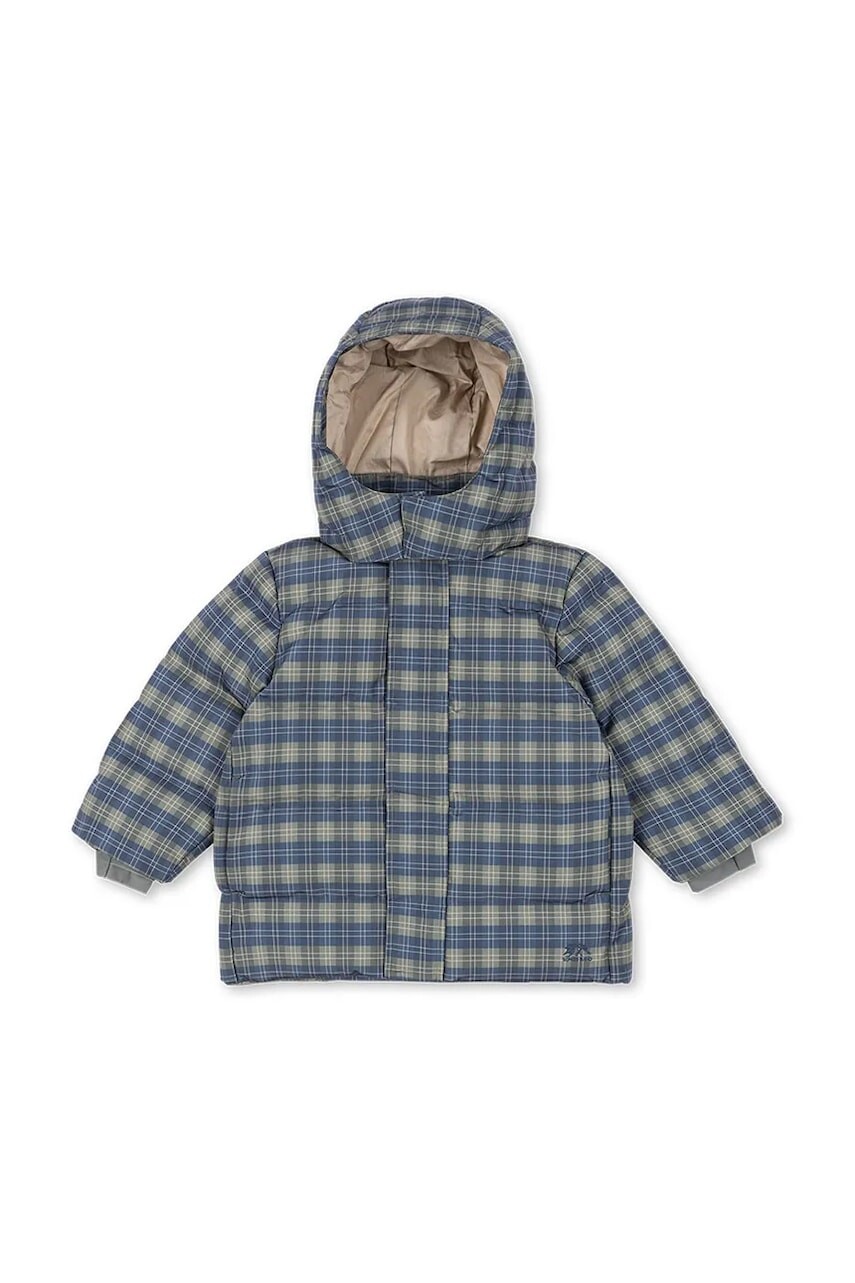 Detská bunda Konges Sløjd MAGNUM DOWN JACKET PRINT GRS tmavomodrá farba, KS103508