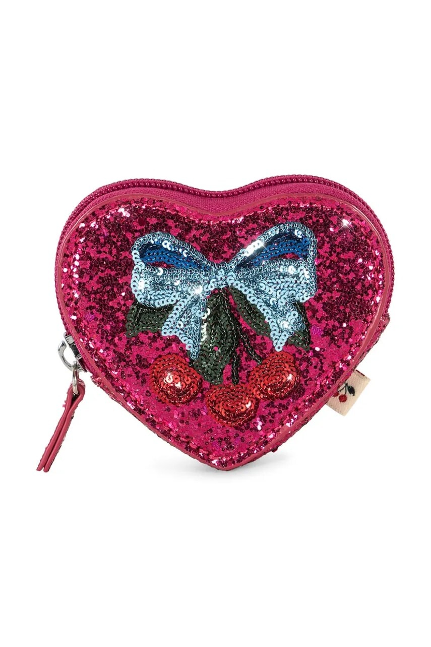 Peňaženka Konges Sløjd TUT WALLET dievčenská, ružová farba, KS104023