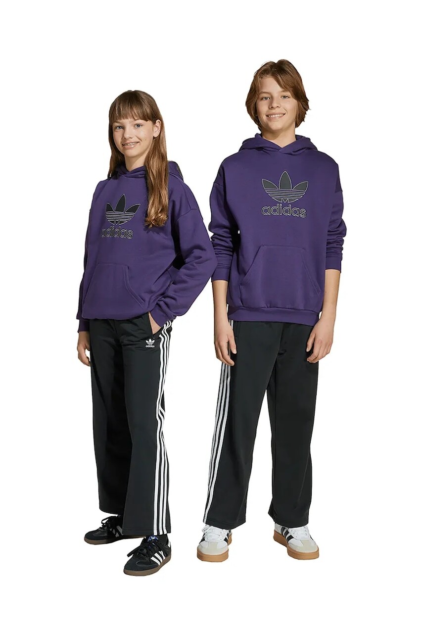 Detské tepláky adidas Originals čierna farba, jednofarebná, KE5280