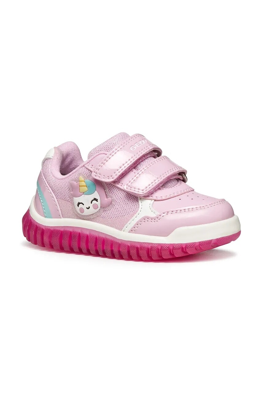 Detské tenisky Geox LIGHTYLOO ružová farba, B5661A.002AS
