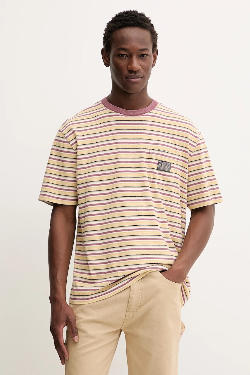 Bavlnené tričko Guess Originals žltá farba, vzorované, M5BI18 K8FQ4