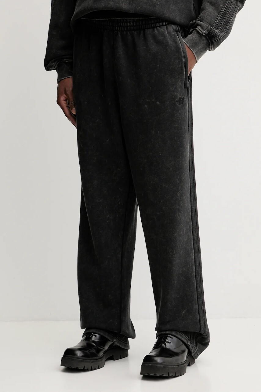 Tepláky adidas Originals Wsh Swt Pnt čierna farba, jednofarebné, JV8468