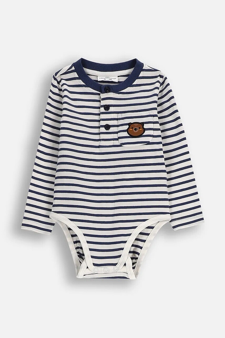 Body pre bábätká Coccodrillo FOREST FRIENDS BOY NEWBORN