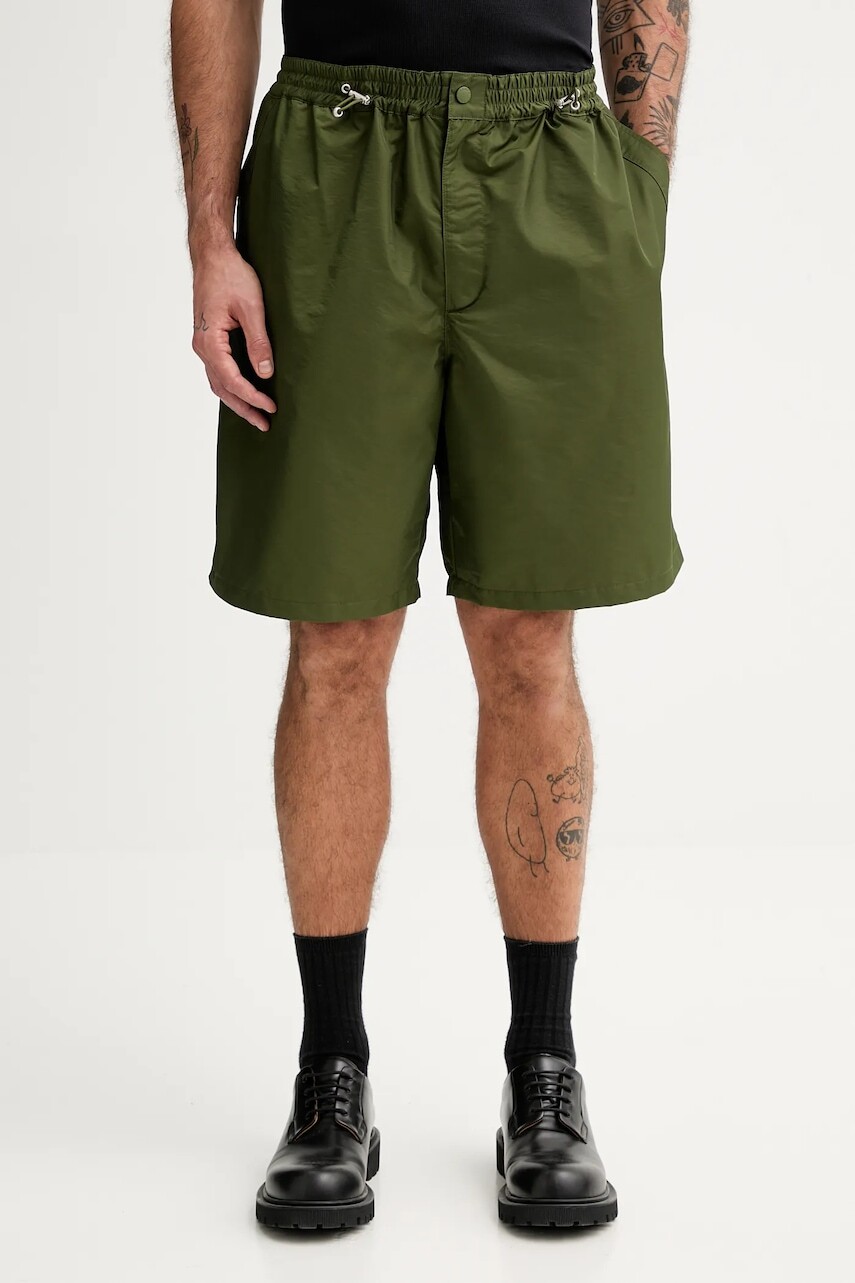 Šortky Kenzo zelená farba, FF55SH5069CE.50