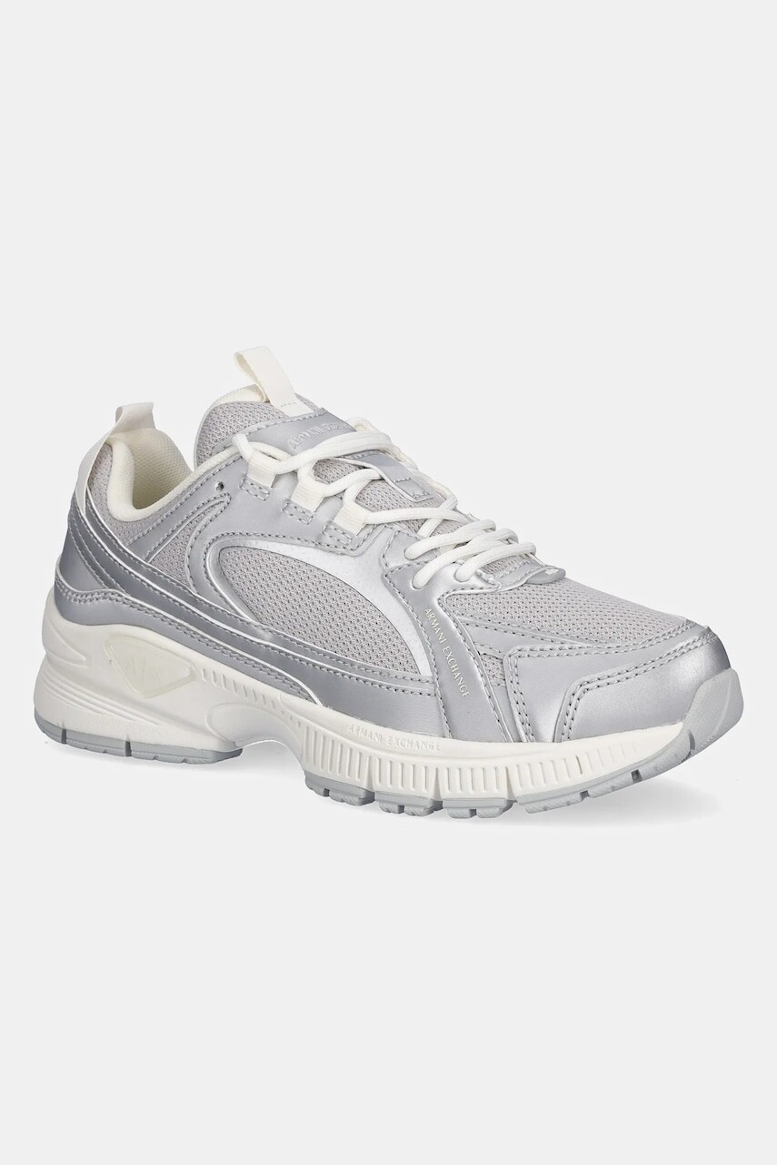 Tenisky Armani Exchange strieborná farba, XW001628 AF17453 MZ127