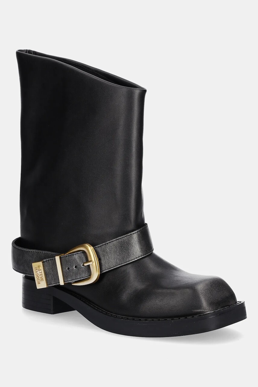 Členkové topánky Steve Madden Climaxx čierna farba, na plochom podpätku, 11004793