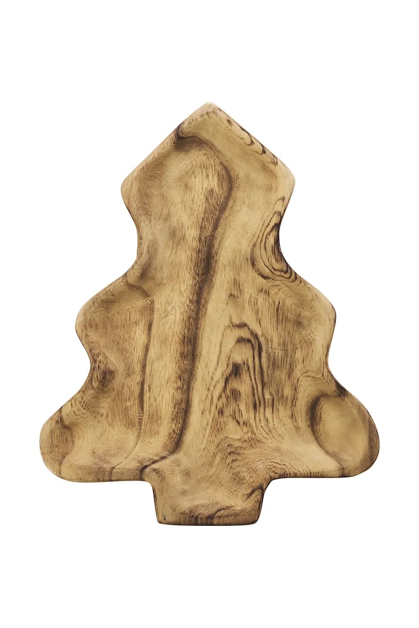 Dekoratívny podnos Madam Stoltz 33 x 40 x 3 cm hnedá farba