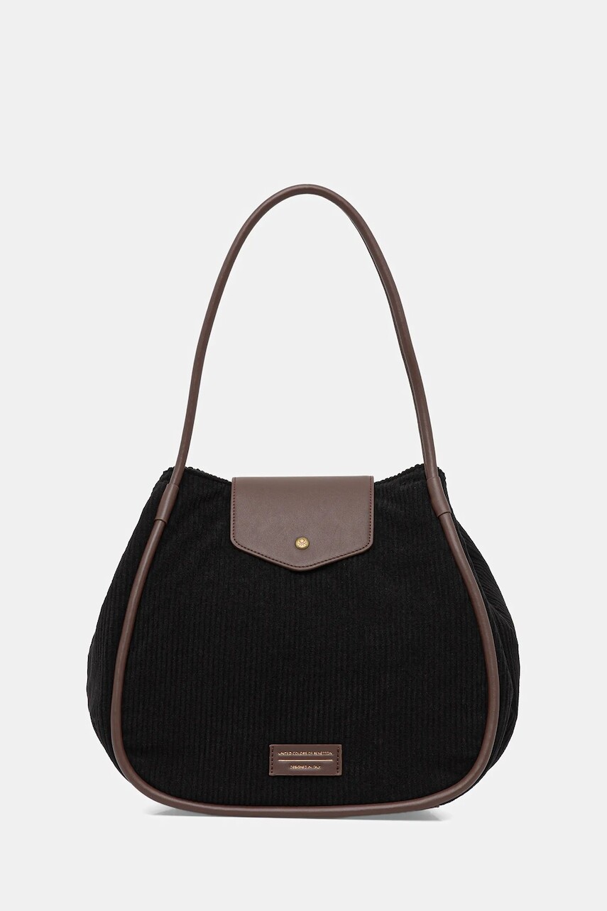 Kabelka United Colors of Benetton čierna farba, 6X99DY08P