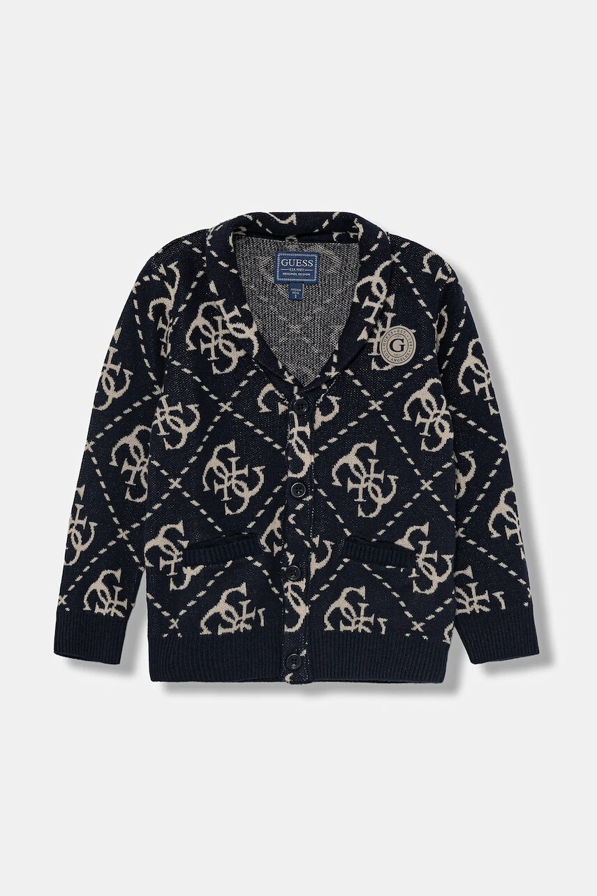 Detský sveter Guess čierna farba, ľahké, N5BR01 Z3HL1