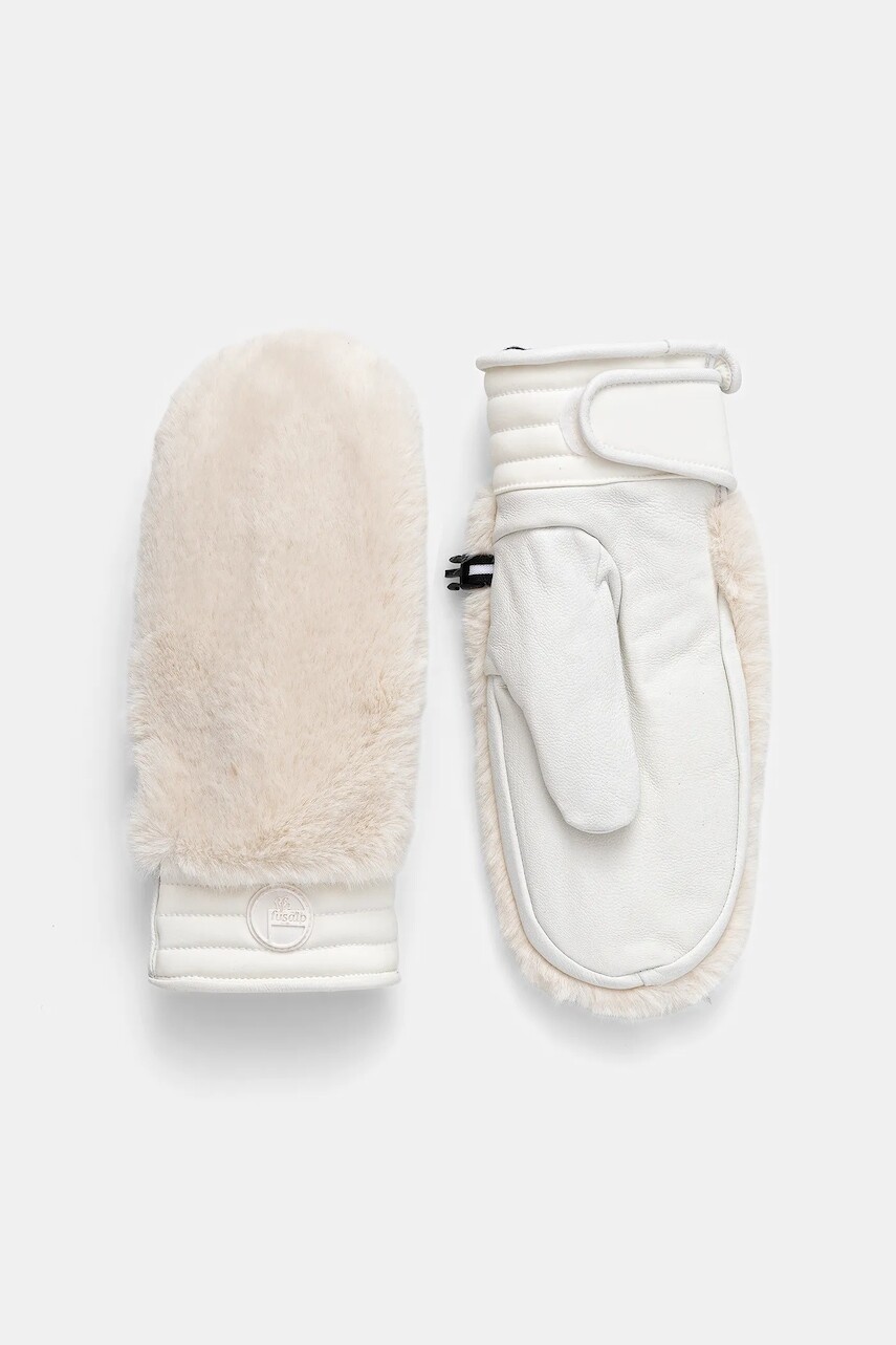 Lyžiarske rukavice Fusalp Fake Fur béžová farba, I3703