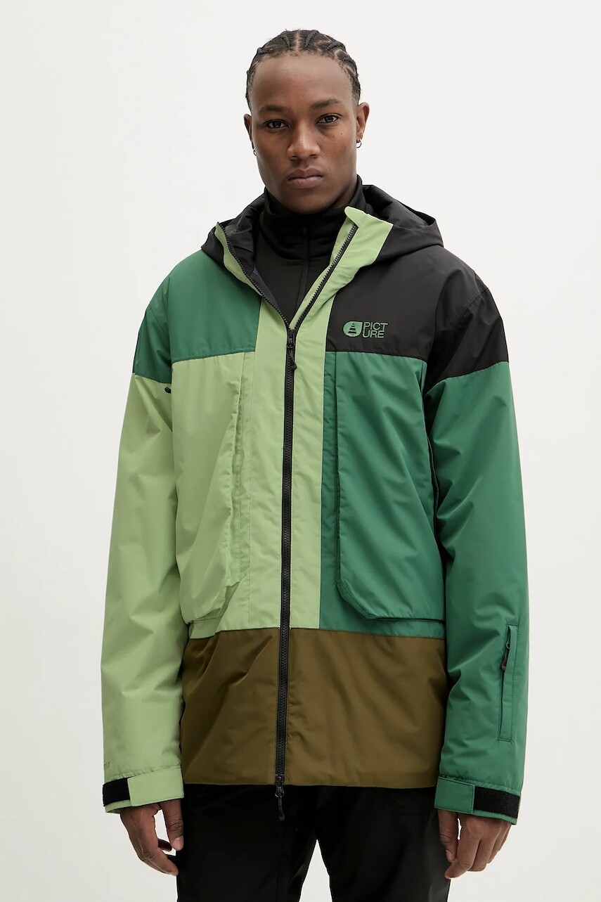 Lyžiarska bunda Picture Citrik zelená farba, MVT0577