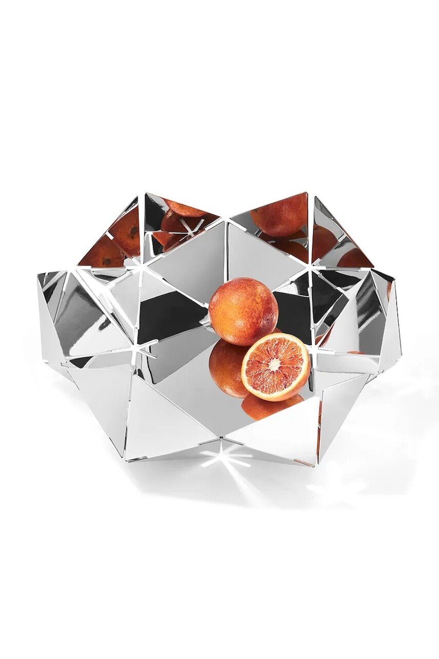 Dekoračná miska Philippi Lotus 12 x 33 x 33 cm šedá farba