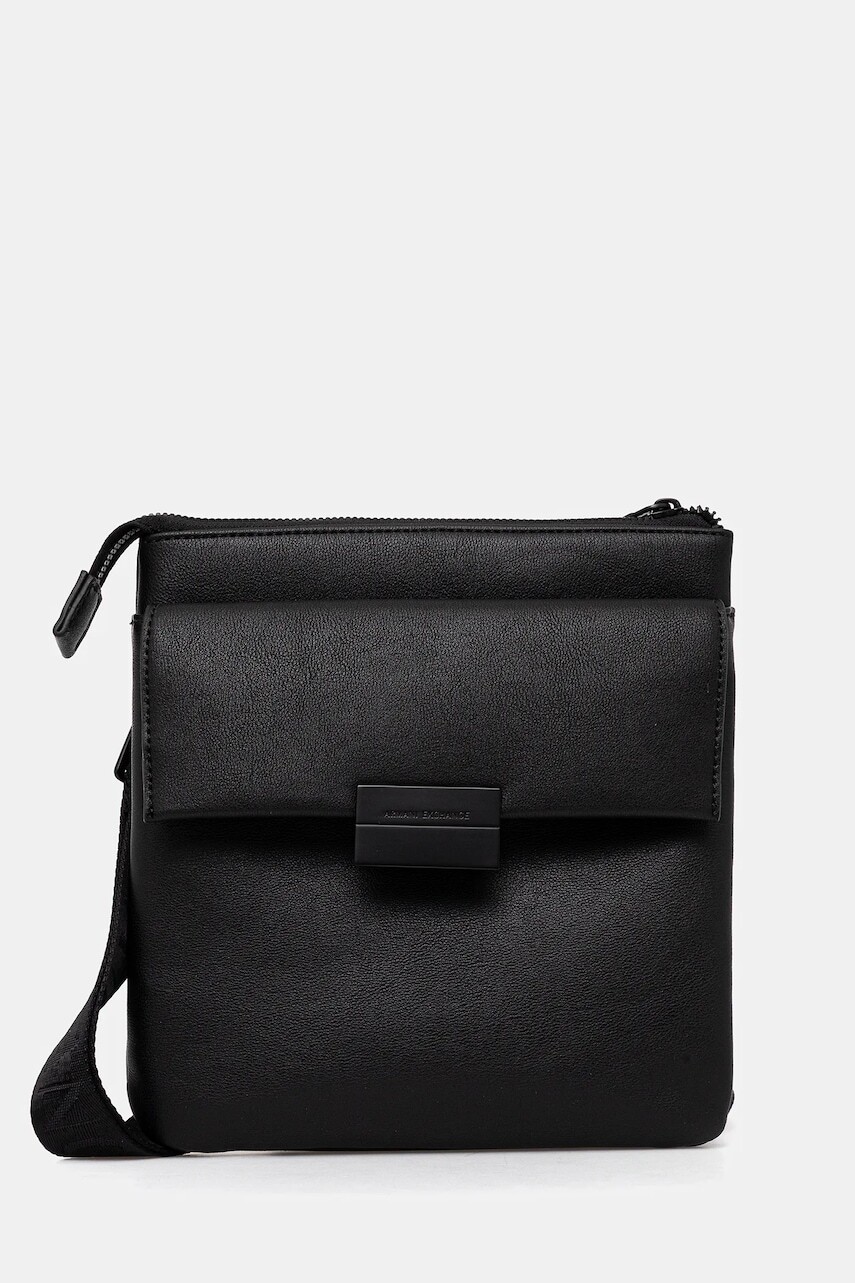 Malá taška Armani Exchange čierna farba, XM001615 AF17209