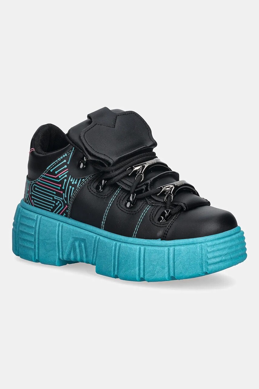 Tenisky Koi Footwear AC18 Android Miku x Hatsune Miku čierna farba, AC18