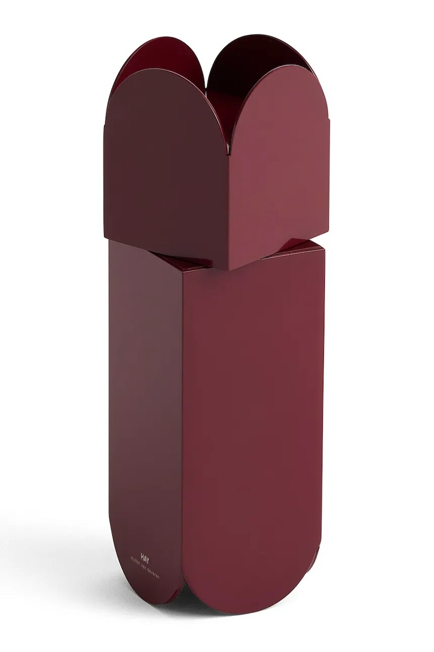 Ručný mlynček HAY Arcs 17 x 4,5 x 4,5 cm bordová farba