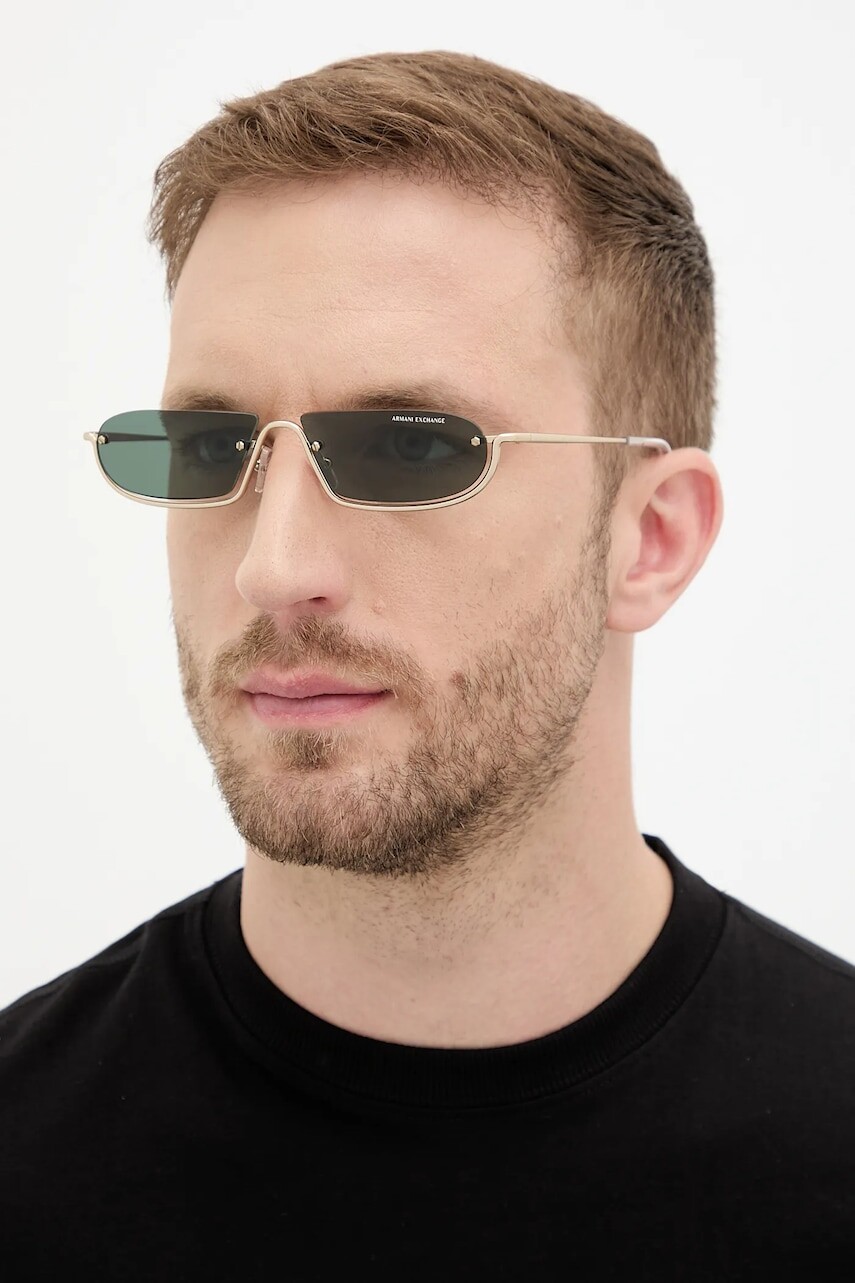 Slnečné okuliare Armani Exchange zlatá farba, 0AX2058S