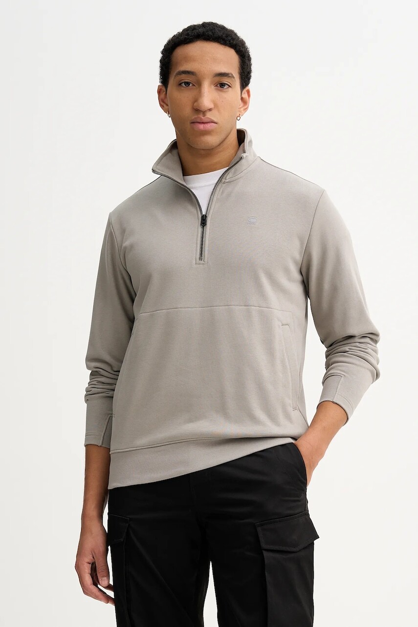 Mikina G-Star šedá farba, jednofarebná, D26305-D566