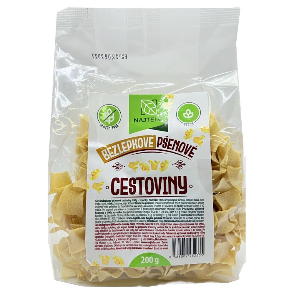 NAJTELO Bezlepkové pšenové vejáriky 200 g