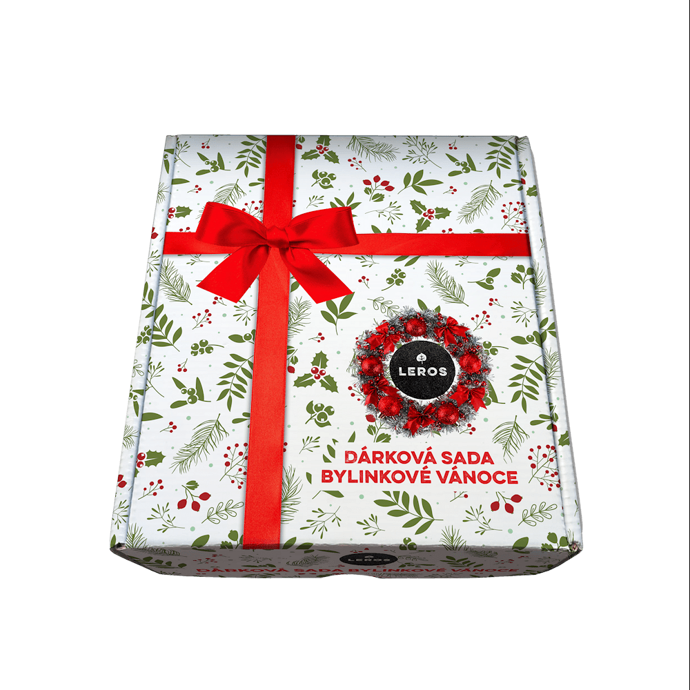 LEROS Darčeková sada bylinkové Vianoce, poškodený obal