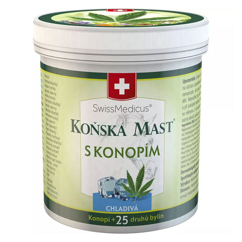 KONSKÁ MASŤ S KONOPOU CHLADIVÁ 250ML