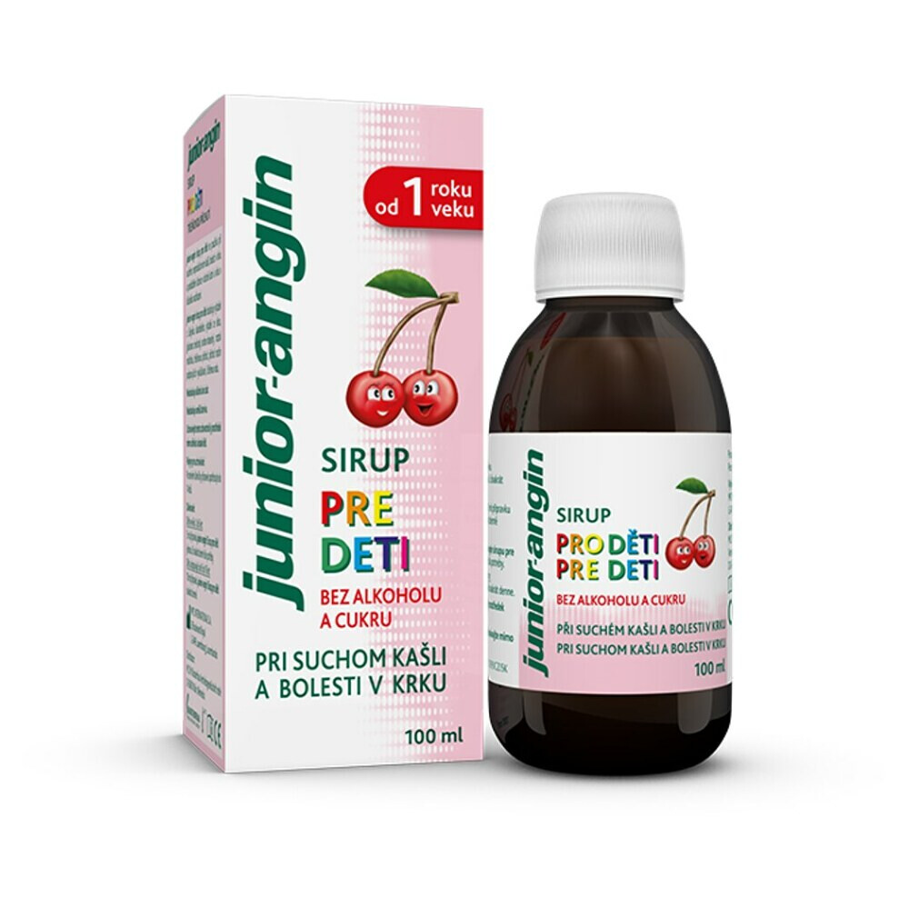 JUNIOR-ANGIN Sirup pre deti 100 ml