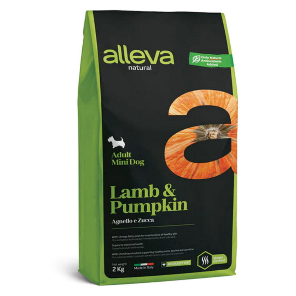 ALLEVA Natural Adult Mini Lamb Pumpkin granule pre psov 2 kg
