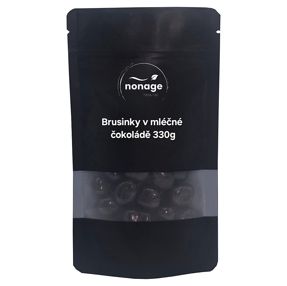 NONAGE Brusnice v mliečnej čokoláde 330 g